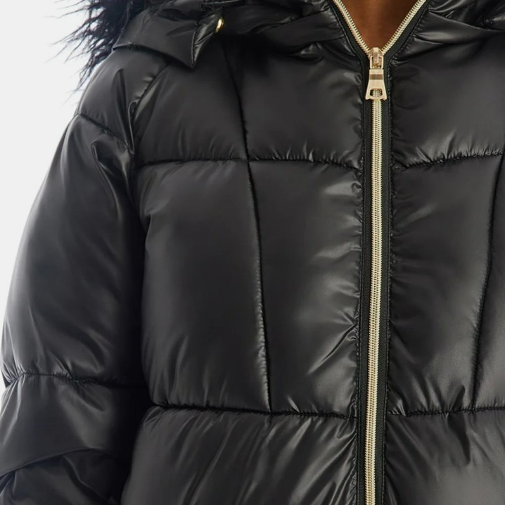 Black Puffer Jacket - Kenzie